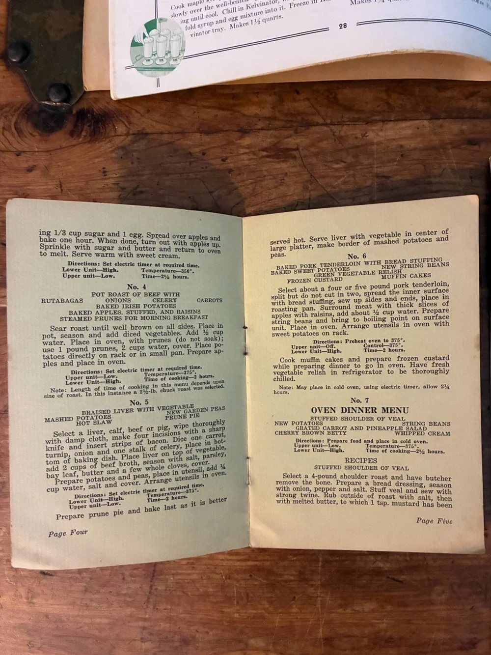 6  - Vintage 1930-40’s Recipe and Promotional Booklets